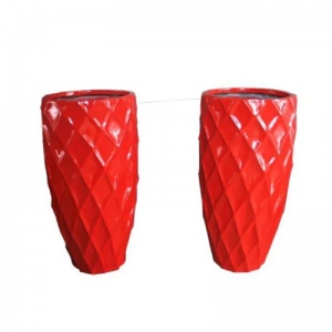 زهرة الألياف الزجاجية مخصصة FRP POTS